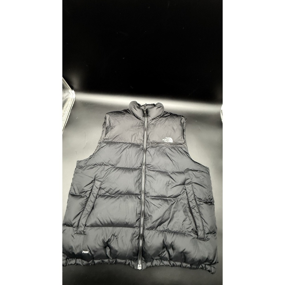 The North Face Nuptse 700 Puffer Vest Mens Large Black Sleeveless XXL - Picture 1 of 9